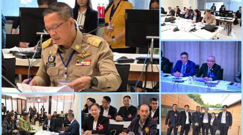 ชี้แจงคณะกรรมาธิการวิสามัญพิจารณาร่างพระราชบัญญัติงบประมาณรายจ่ายประจำปีงบประมาณ พ.ศ. ๒๕๖๙ สภาผู้แทนราษฎร กลุ่มจังหวัดภาคใต้ฝั่งอ่าวไทยและคณะอนุกรรมาธิการจังหวัด/กลุ่มจังหวัด องค์การบริหารส่วนจังหวัด กรุงเทพมหานคร เมืองพัทยา และรัฐวิสาหกิจ
